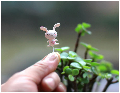 苔藓微景观园艺摆件底部固定针棒/脚针/胶针 DIY材料龙猫小梅摆件 - 图3