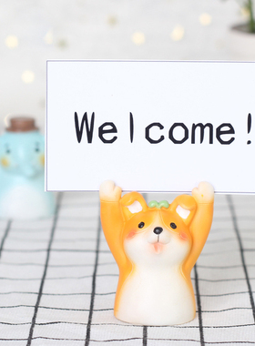 ins狂热树脂便签可爱风名片夹