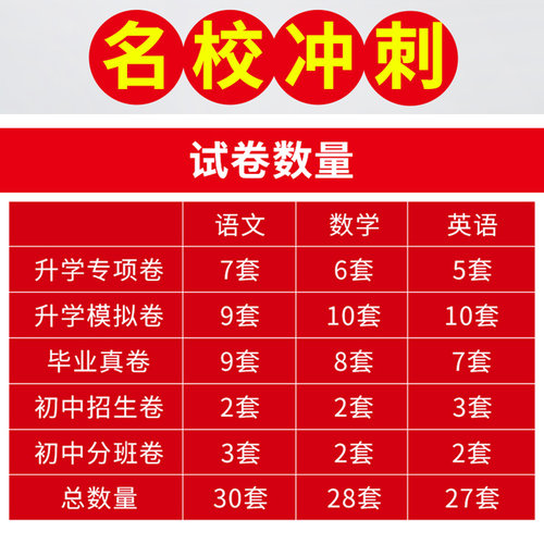 2025小升初真题卷语文数学英语必刷题人教版小学毕业升学总复习资料六年级下册试卷测试卷全套练习册名校模拟期末专项训练书2024年 - 图0