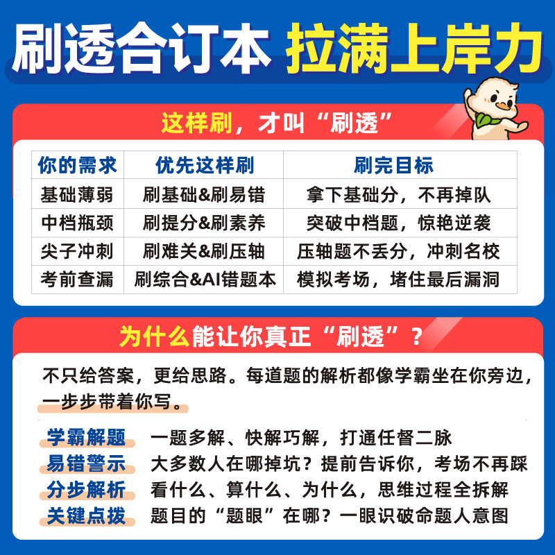 2027新高考必刷题合订本含2026年高考真题数学物理化学生物地理历史政治语文英语全套高中必刷题高三一轮总复习资料教辅书狂k重点