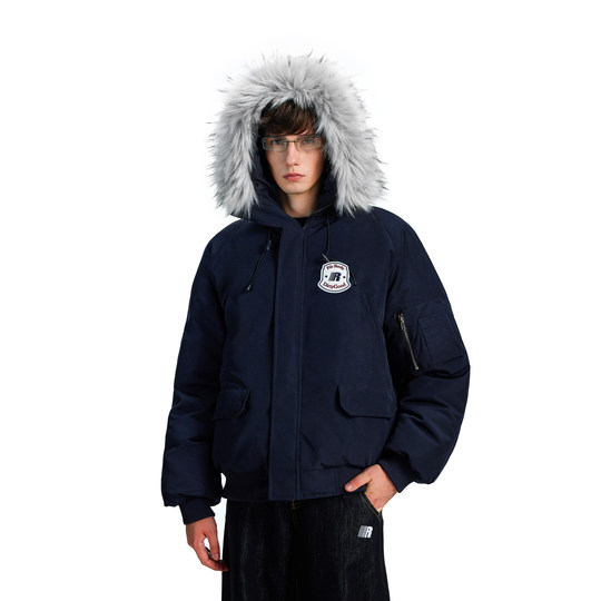 FDR official store American wool collar cotton jacket parka