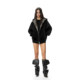 FDR official store leopard print suede jacket