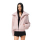 FDR official store fur lapel short sherpa jacket