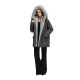 FDR official store mid-length fur collar coat mountain carving coat overalls parka down jacket women's winter