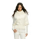 FDR Cable Dolman Sleeve Cape Knit Top