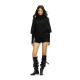 FDR Cable Dolman Sleeve Cape Knit Top