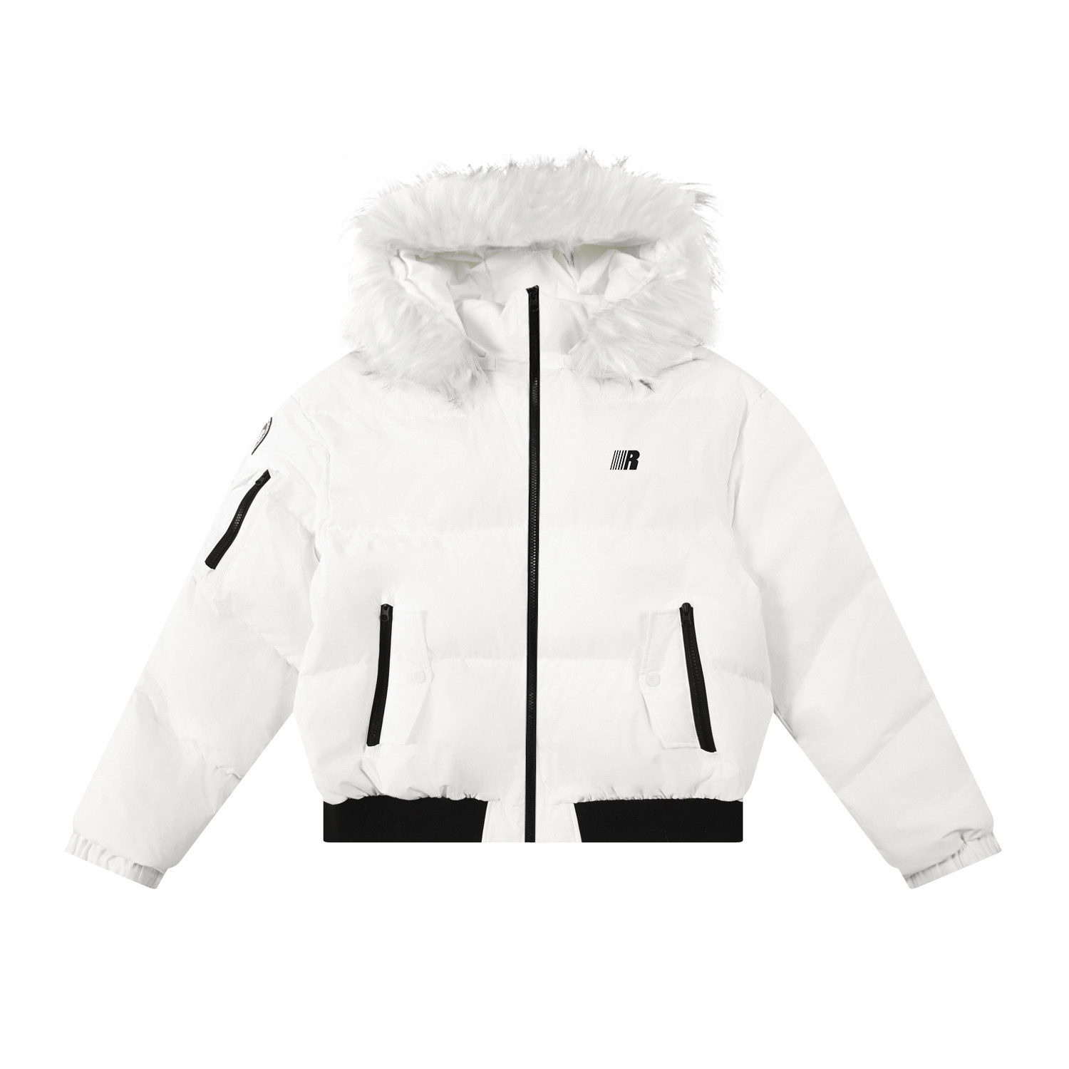 FDR官方店 撞色毛领工装派克服厚外套男款2025新款羽绒服冬季女款,淘宝优惠券,粉丝福利购,淘宝优惠卷