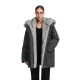 FDR official store mid-length fur collar coat mountain carving coat overalls parka down jacket women's winter
