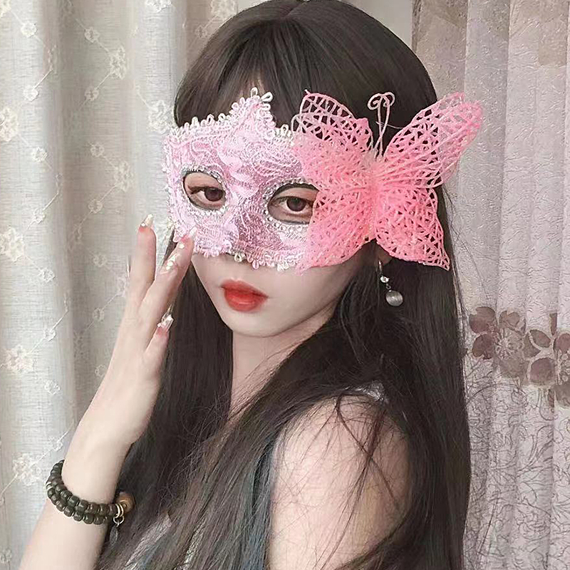 化妆舞会半脸公主古风仙女面具性感情趣酒吧KTV舞台表演COS万圣节 - 图1