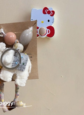 手工羊毛毡毛衣链可爱小象毛衣链潮酷秋冬卫衣毛衣链