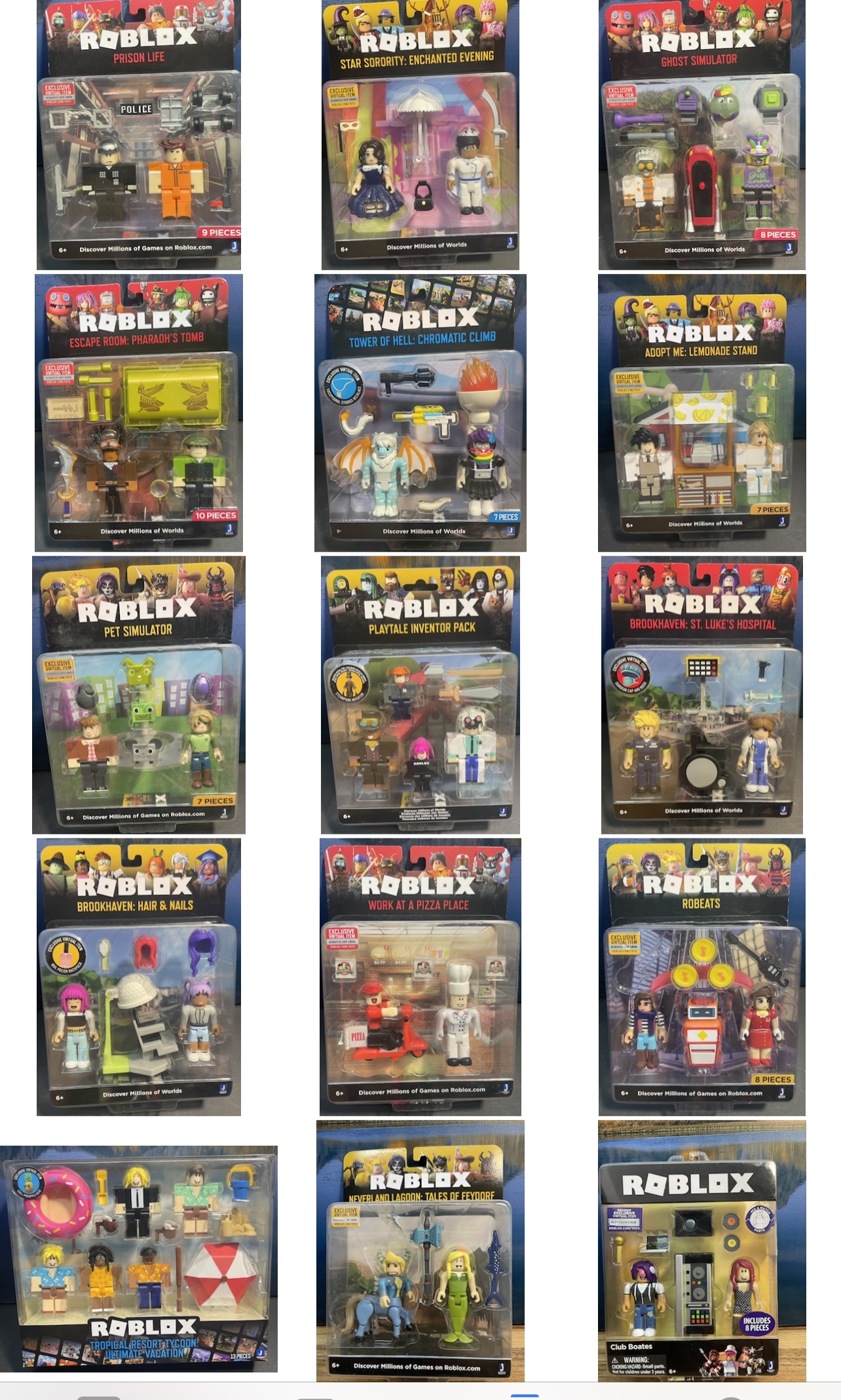 6-9cm Roblox Figure jugetes PVC Game Figuras Roblox Boys Toys for