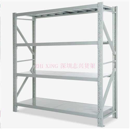 货架厂库房工厂仓库家用储藏地下室轻加厚中型重型角钢服装展示架 - 图3