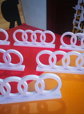 聚会摆件团队标语桌面装饰