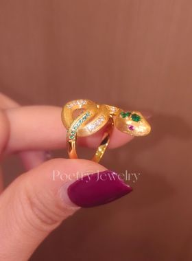 灵蛇指环本命年轻奢