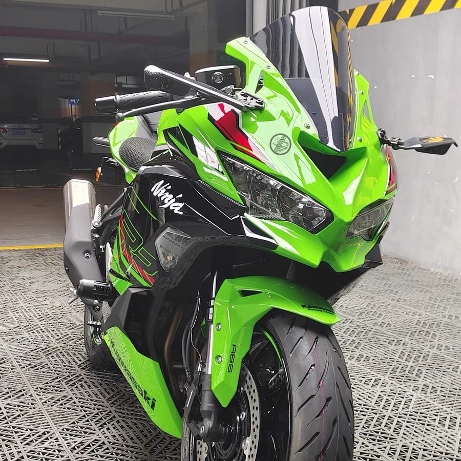 适用川崎ZX4RR ZX25R ZX6R改装定风翼后视镜铝合金材料2023-2024-图0