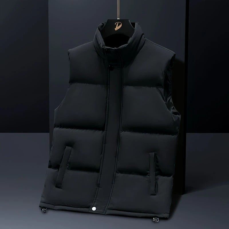 加厚保暖耐磨脏立领羽绒马甲男士秋冬百搭宽松大码高级感背心外套,淘宝优惠券,粉丝福利购,淘宝优惠卷