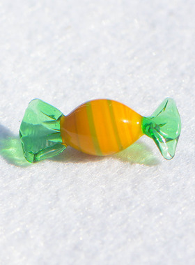 手工玻璃工艺品糖果摆件