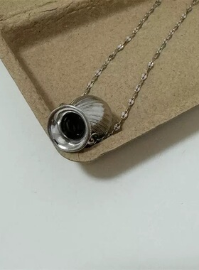 韩国博主gyoere同款花瓶项链男女中性vintage小众日韩潮流吊坠