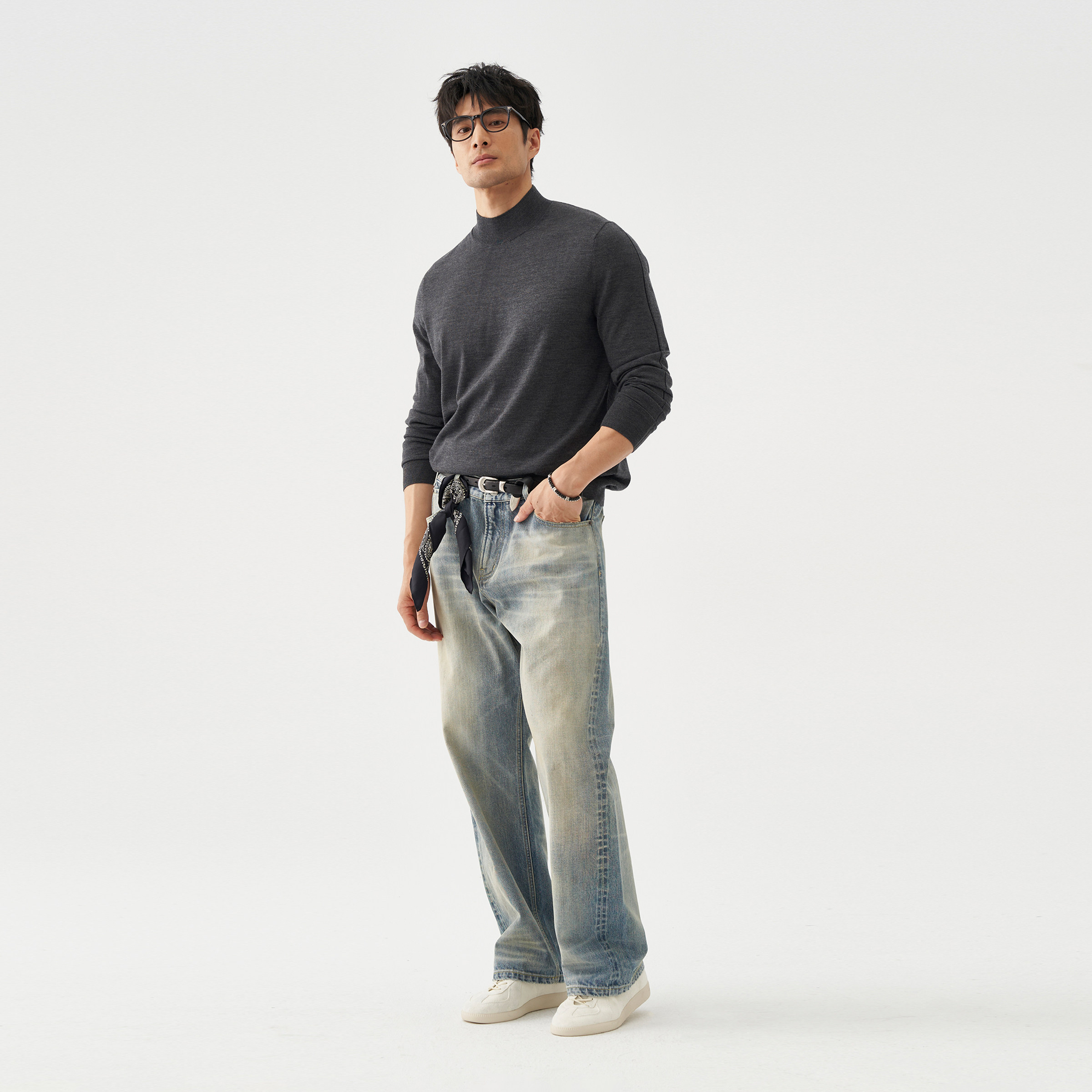 LEZORA宝藏内搭德国南毛可机洗羊毛stoll织造龙骨线半高领针织衫,淘宝优惠券,粉丝福利购,淘宝优惠卷