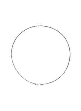 PUZZLEOUT纯银箱纹项链