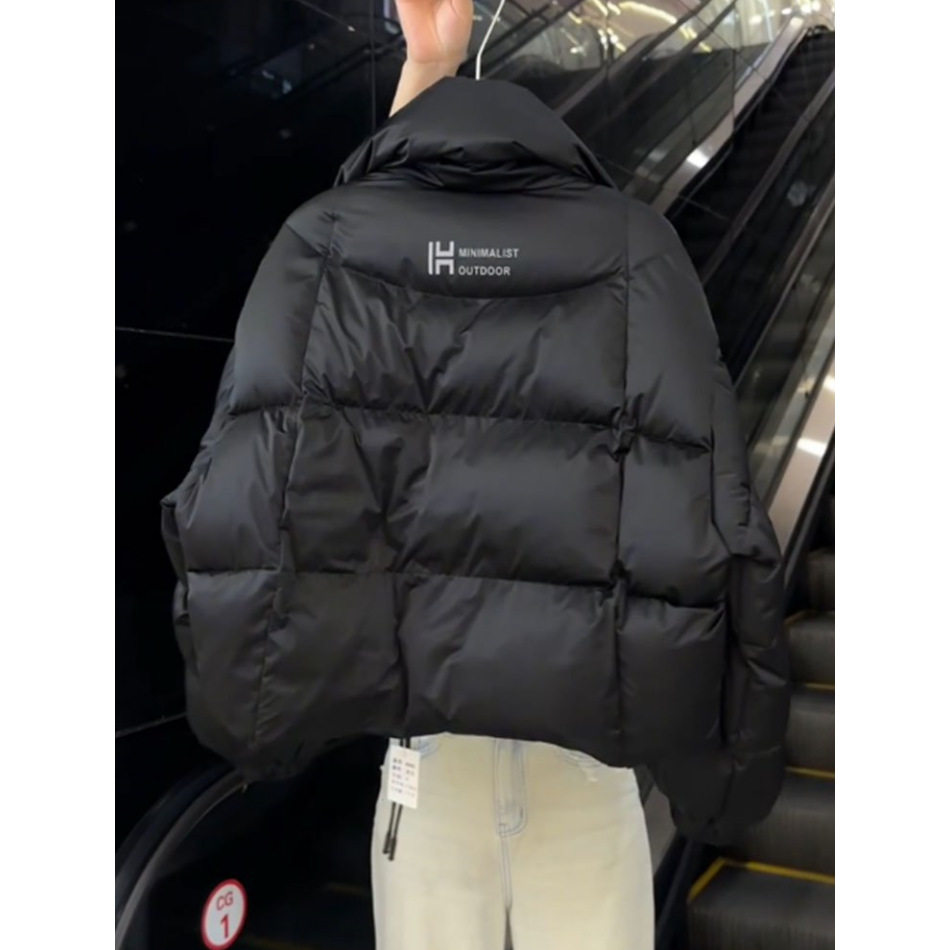 时尚加厚防寒黑色棉服女冬季新款通勤休闲小个子短款面包服外套,淘宝优惠券,粉丝福利购,淘宝优惠卷