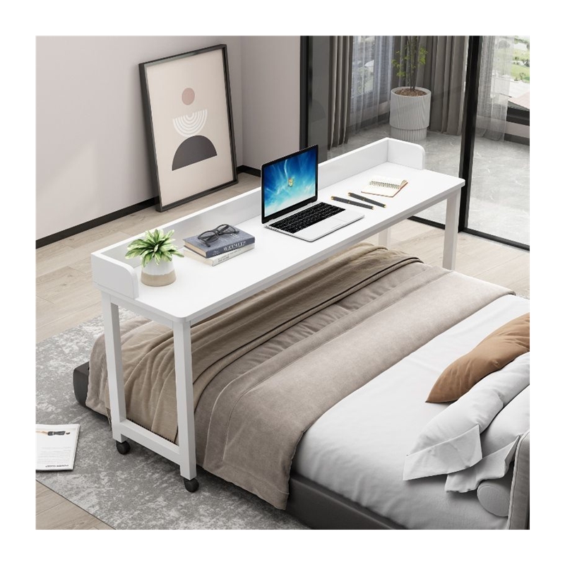 懒人跨床桌可移动电脑桌家用书桌卧室床尾桌床边桌子工作台床上桌 - 图2
