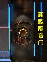 New soundproofing door camera models KTV fireproof soundproofing doors special stainless steel bag compartment luminous door custom