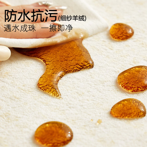 圆形地毯北欧卡通儿童卧室床边毯吊篮吊椅垫子家用电脑椅垫圆地垫 - 图2