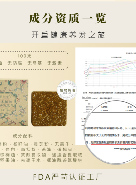 泥颜堂无硅油洗发皂防断发