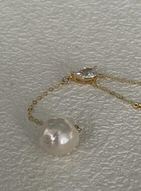 小众设计高级感锡纸超闪项链