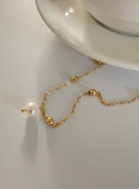 珍珠手链女轻奢小众设计感简约