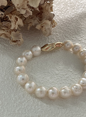 国产14k金轻奢高级感螺纹手串