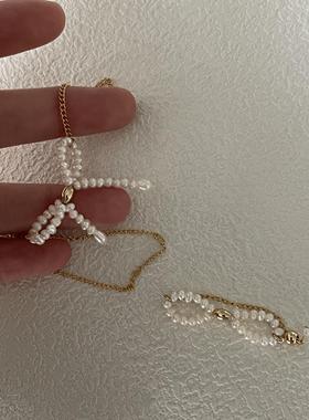 注金简约蝴蝶结抽拉戒指