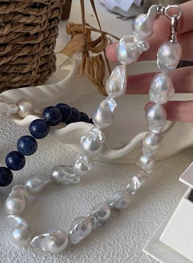 高级感简约百搭大巴串珠项链