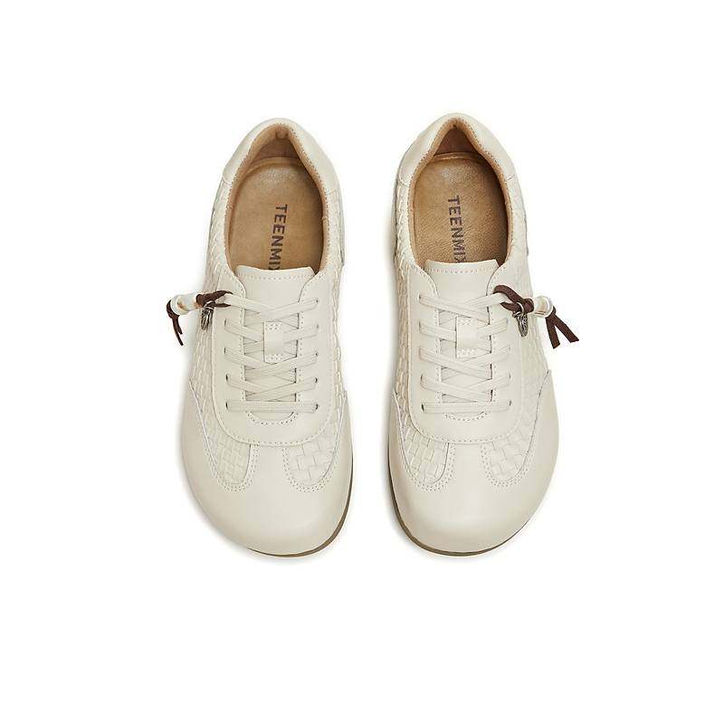 专柜正品天美意2026春季复古编织厚底勃肯鞋女鞋休闲单鞋CHS45AM6,淘宝优惠券,粉丝福利购,淘宝优惠卷