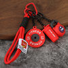 Creative sports and fitness equipment keychain zinc alloy dumbbell barbell school bag pendant gym peripheral small gifts