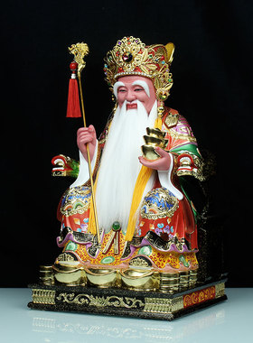 2025年新款香樟木土地公神像供奉樟木木雕福德正神神像大伯公摆件