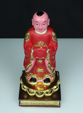 2026年五方童子 五佛举幡童子佛像家居供奉摆件 佛幡 道幡彩幡