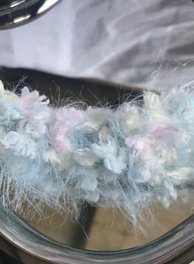 镜鸢|diy手编特色网红手混线毛线团ins风可编织发卡