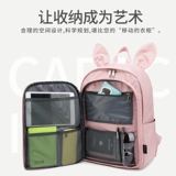 Школьный рюкзак, сверхлегкая детская сумка через плечо со сниженной нагрузкой, в корейском стиле, для средней школы