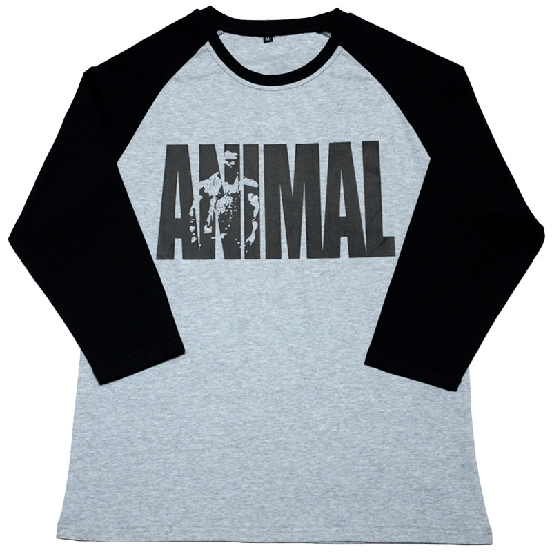 野兽健身七分袖T恤男修身肌肉健美弹力纯棉训练长袖运动大码半袖,淘宝优惠券,粉丝福利购,淘宝优惠卷