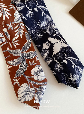 新款布艺时尚丝巾领带项链复古时尚西服系脖颈链高级感百搭项饰女