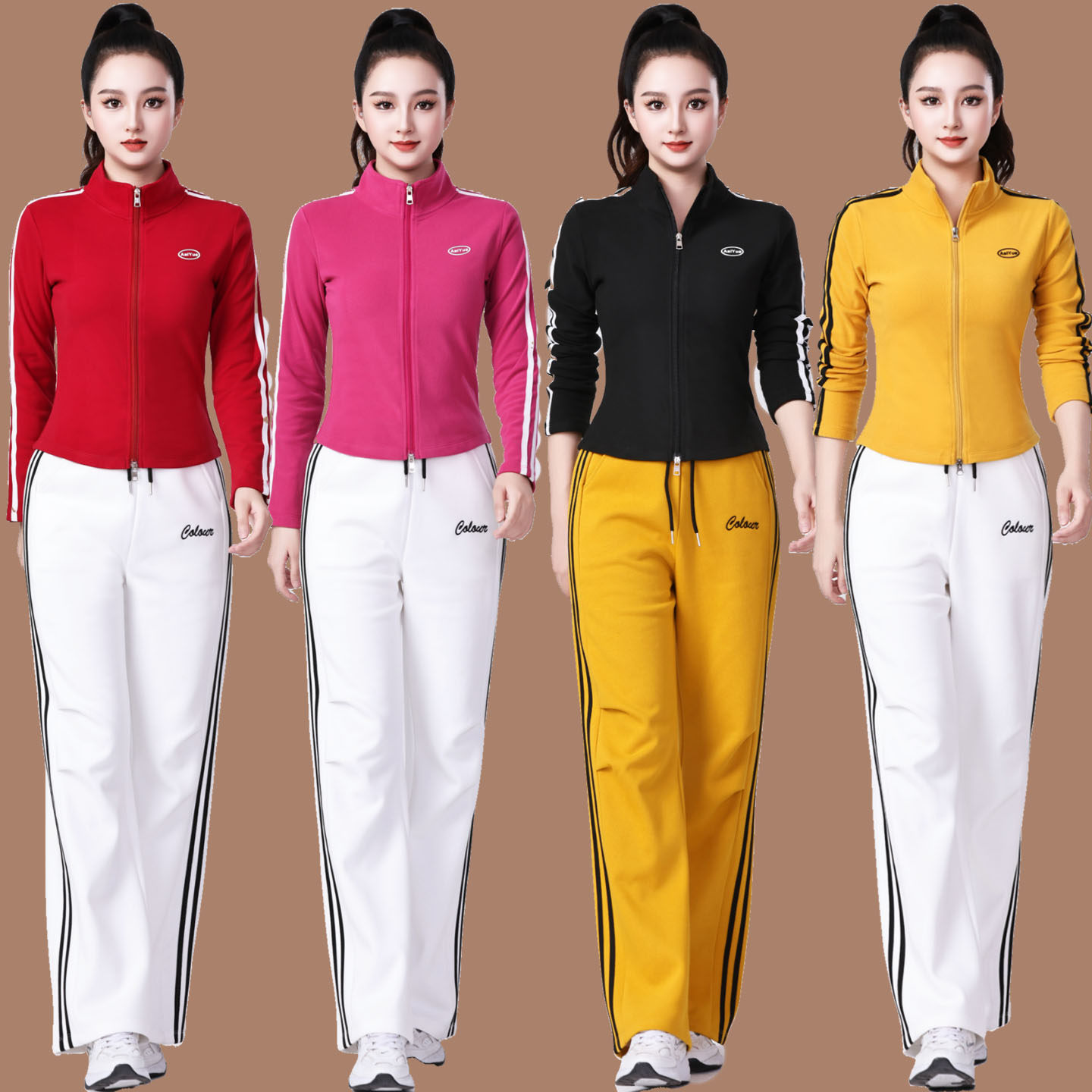 杨丽萍广场舞服装新款套装外套秋冬曳步舞健身操运动跳舞表演衣服,淘宝优惠券,粉丝福利购,淘宝优惠卷