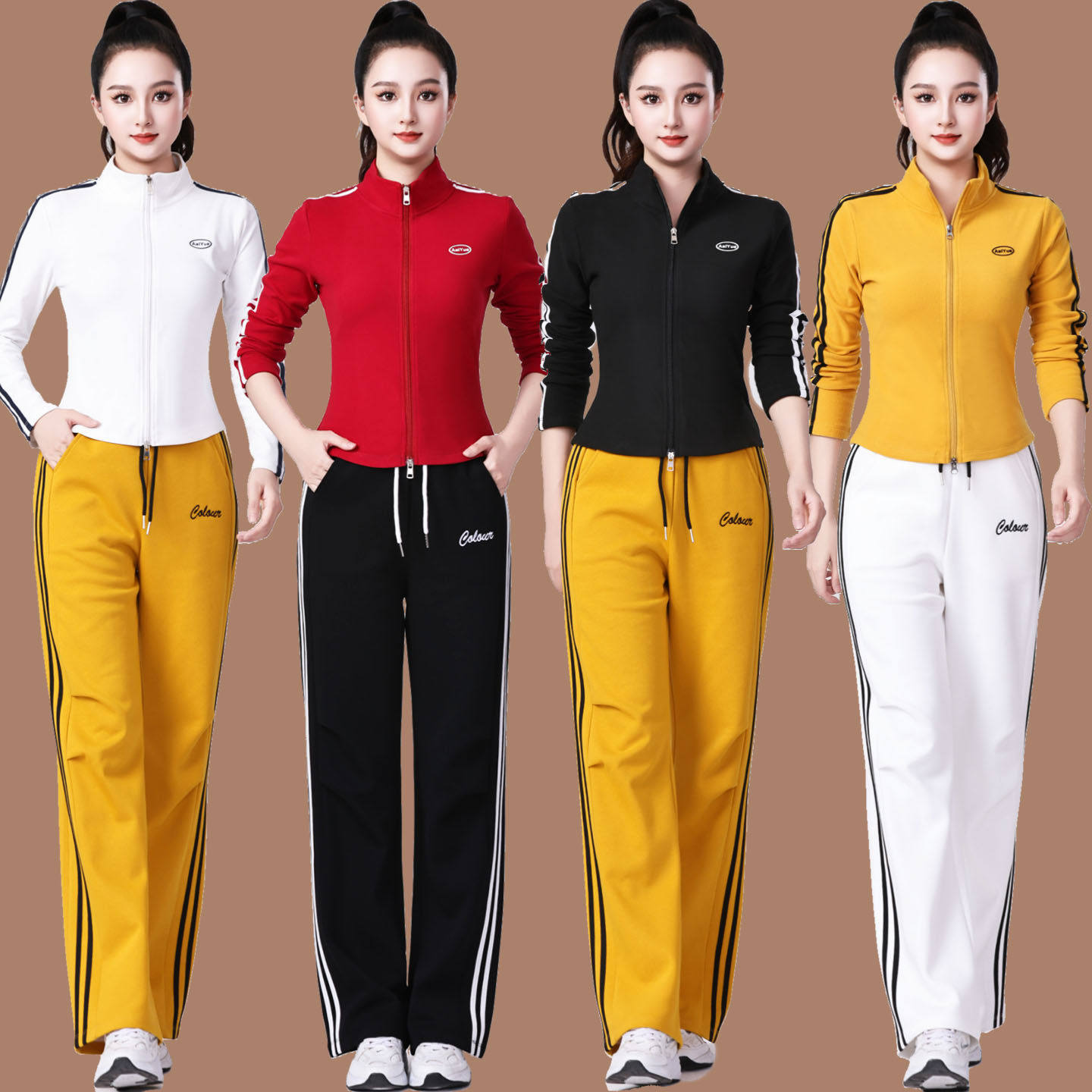 杨丽萍广场舞服装新款套装外套秋冬曳步舞健身操运动跳舞表演衣服,淘宝优惠券,粉丝福利购,淘宝优惠卷