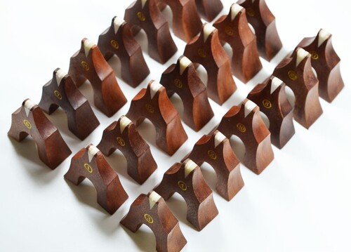 三角实木古筝码子 163古筝通用全套码子1-21号红木码厂家直销 - 图1