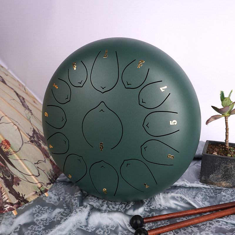 空灵鼓乐器12寸13音国风莲花鼓钢舌鼓击打型乐器跨境 源头工厂,淘宝优惠券,粉丝福利购,淘宝优惠卷