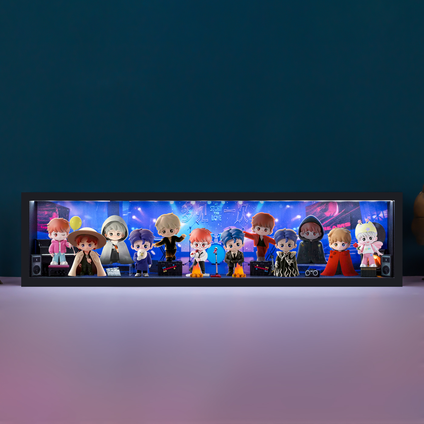 适用檀健次多见一次手办盲盒收纳主题场景演唱会展示盒摆件礼物 - 图1