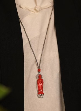 静修缘女款释迦牟尼帝王砂站佛