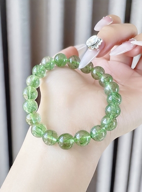 静修缘女绿发晶时尚潮流