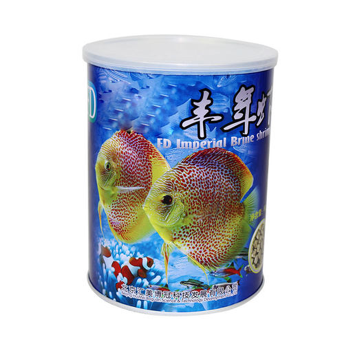 冻干丰年虾块干成虫观赏鱼鱼食灯科斗鱼七彩神仙热带鱼孔雀鱼饲料 - 图0